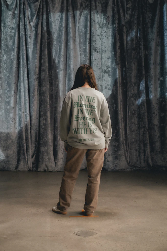 Blessing Lyrics Crewneck - Image 3
