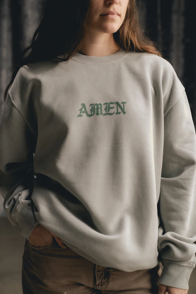 Blessing Lyrics Crewneck - Image 6