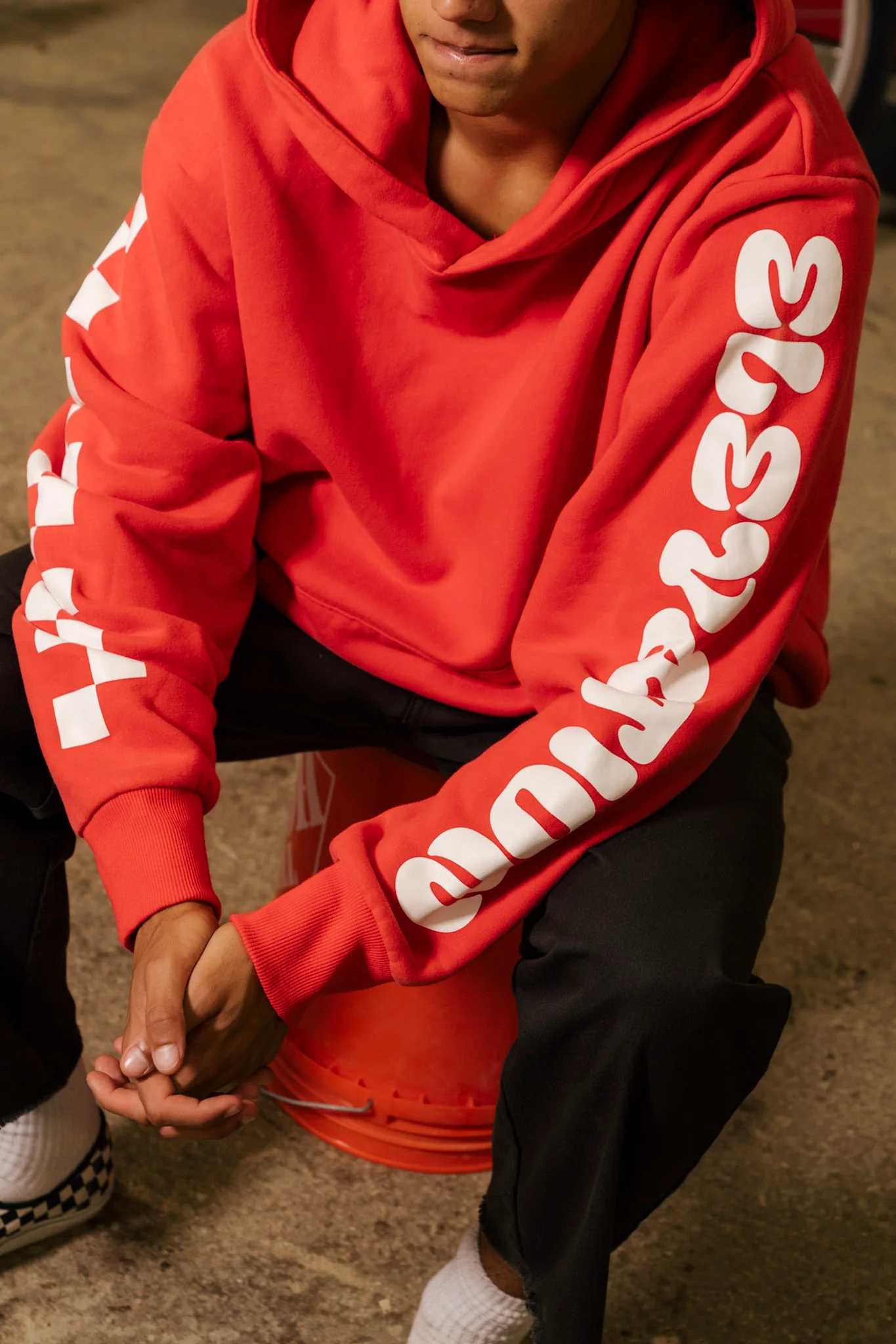 Elevation Finish Line Vintage Red Hoodie - Image 3
