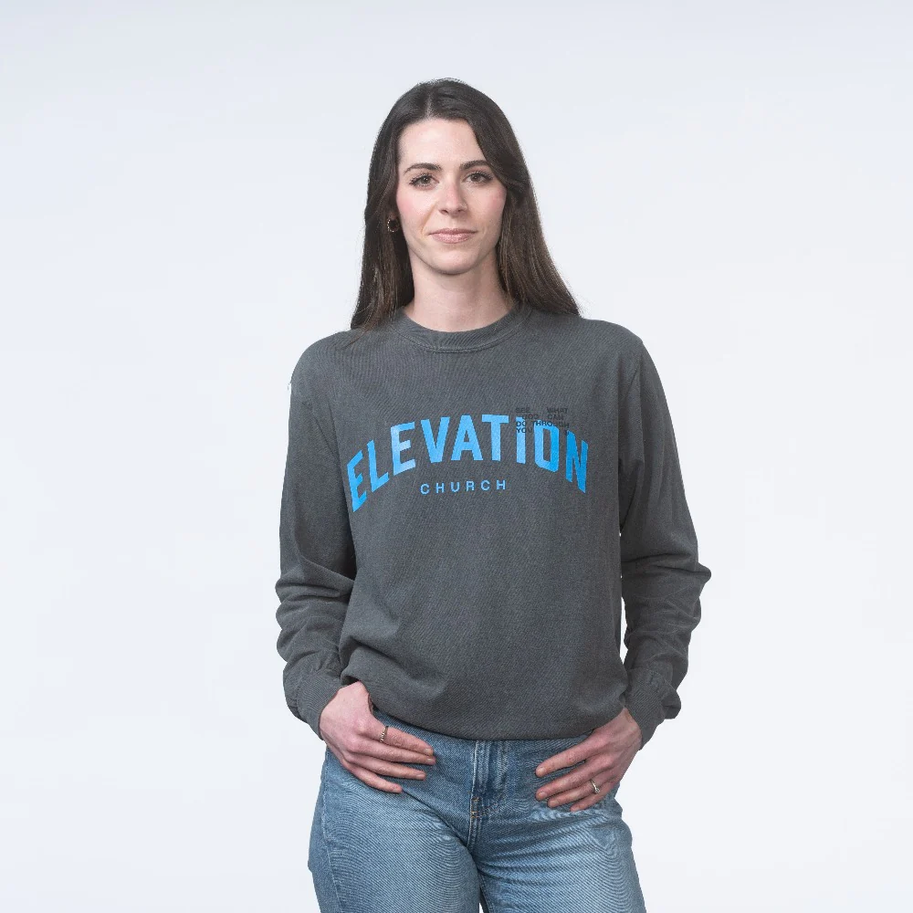 Elevation Vintage Black Long Sleeve T-Shirt - Image 6