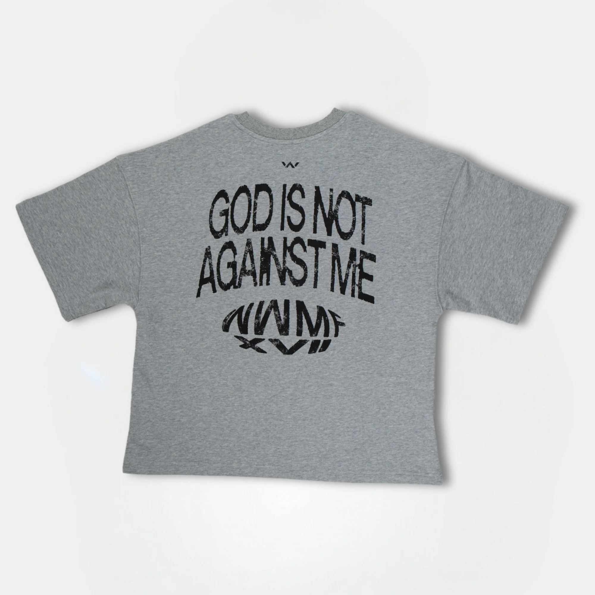 God Is Not Against Me Short Sleeved Sweatshirt - Image 2