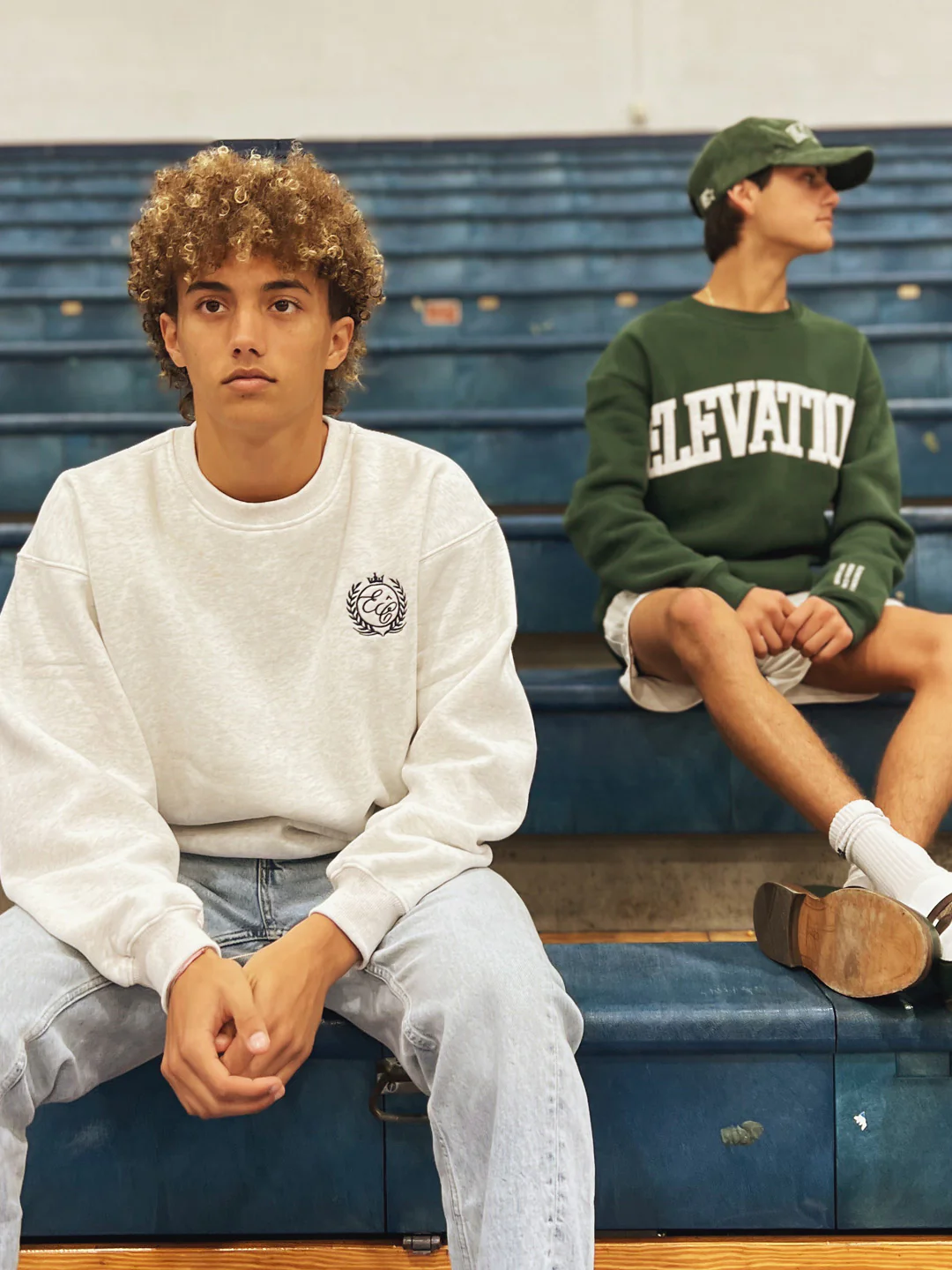 Grey EC Crest Crewneck - Image 3