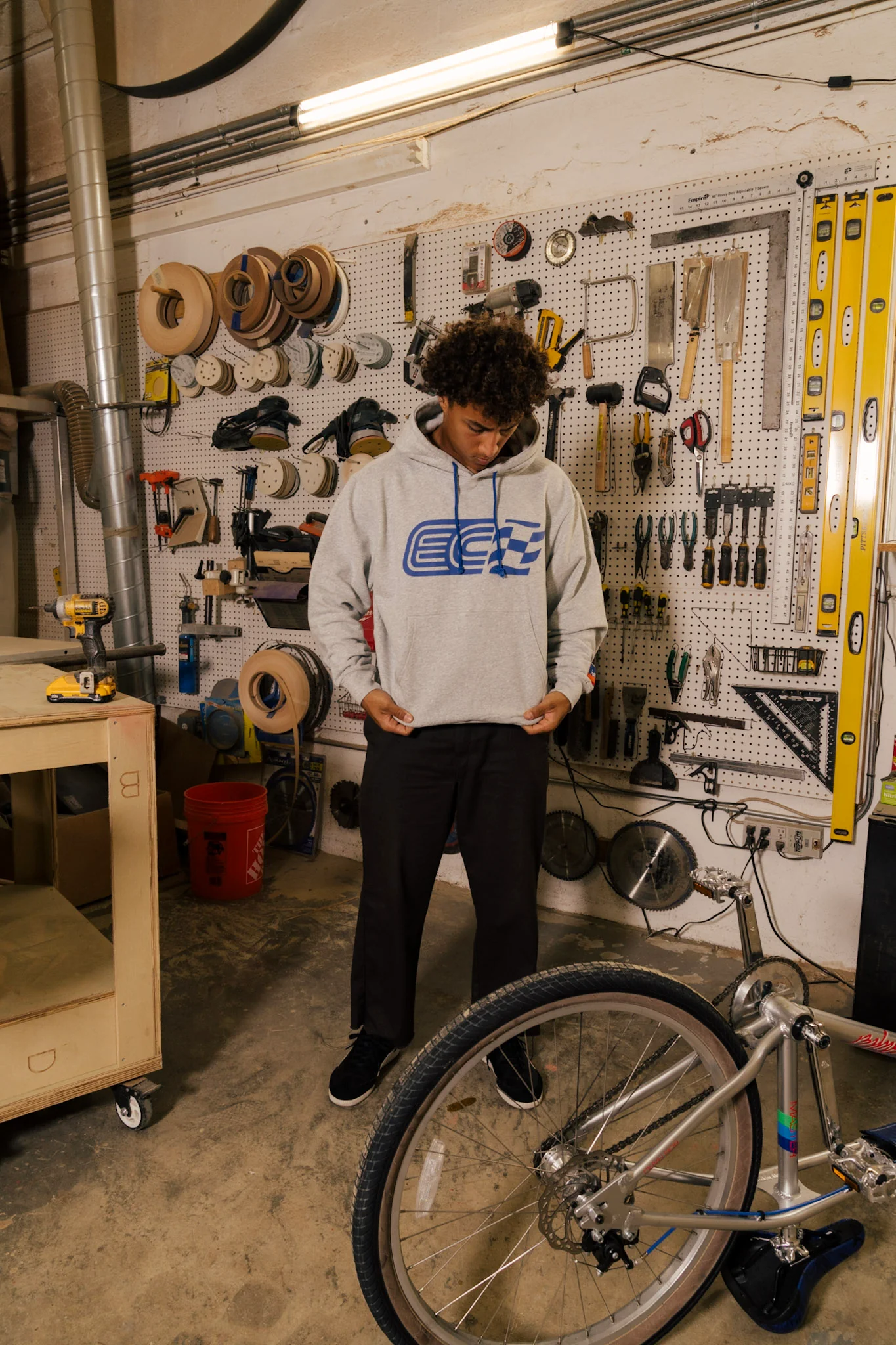 Heather Grey EC Hoodie - Image 3