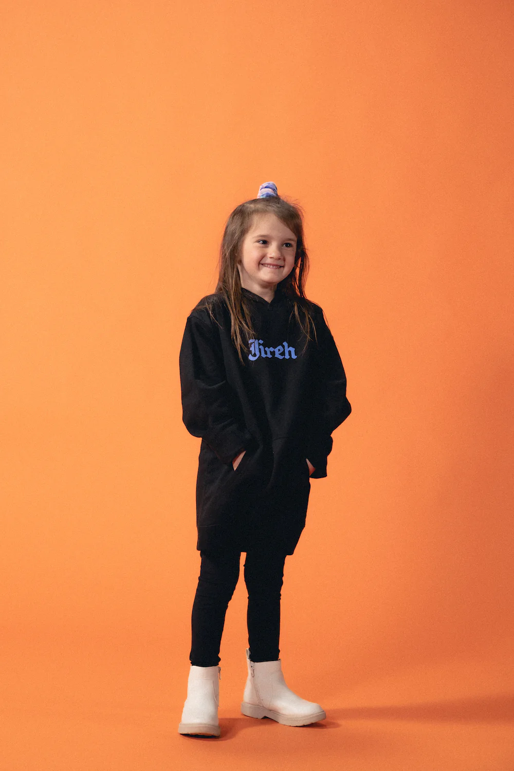 Kids Jireh Hoodie - Black - Image 3