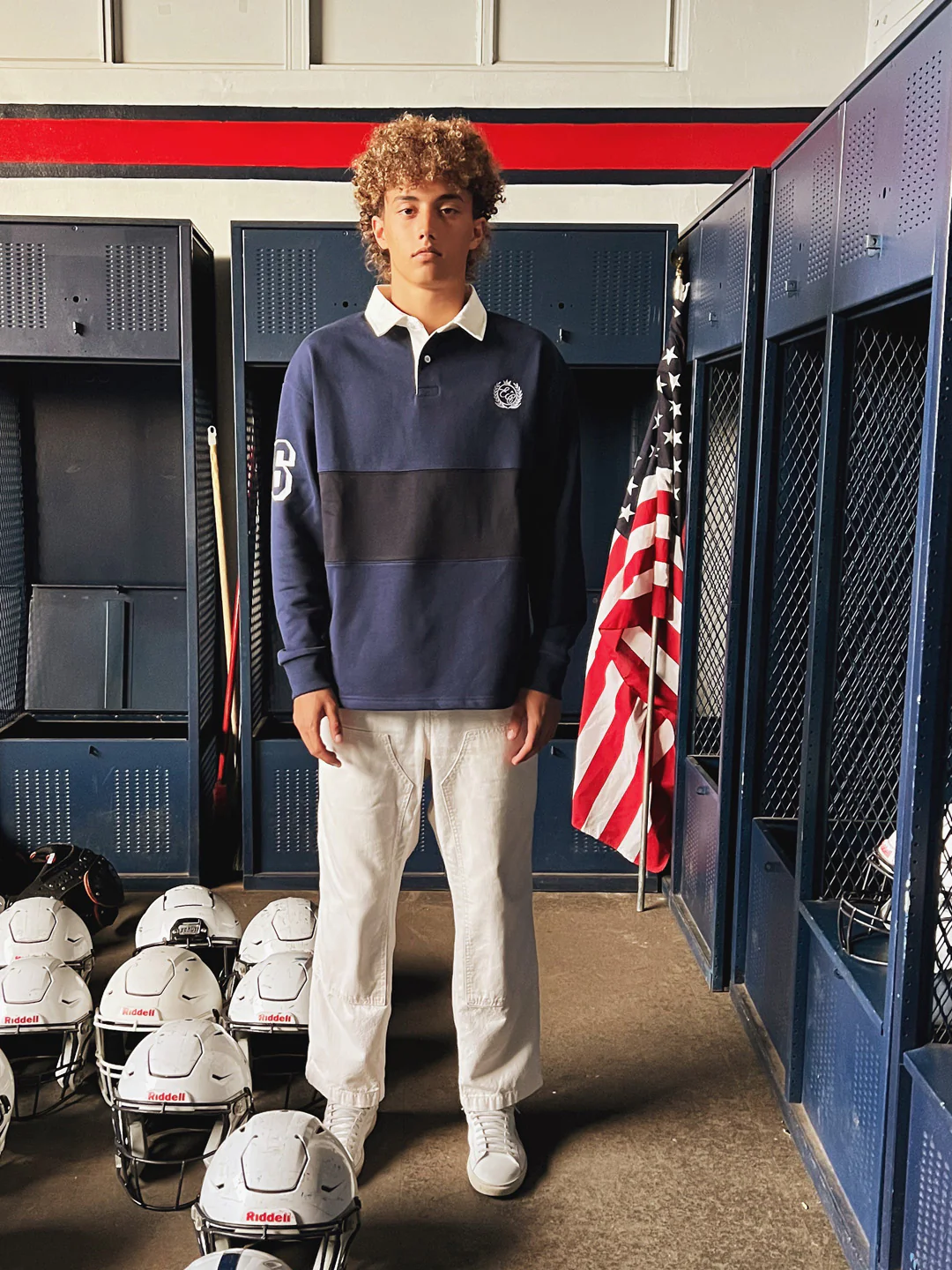 Navy EC Rugby Shirt - Image 3