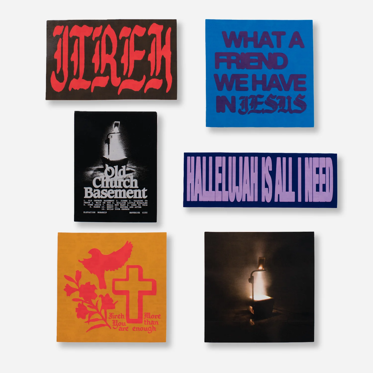Old Church Basement Sticker Pack