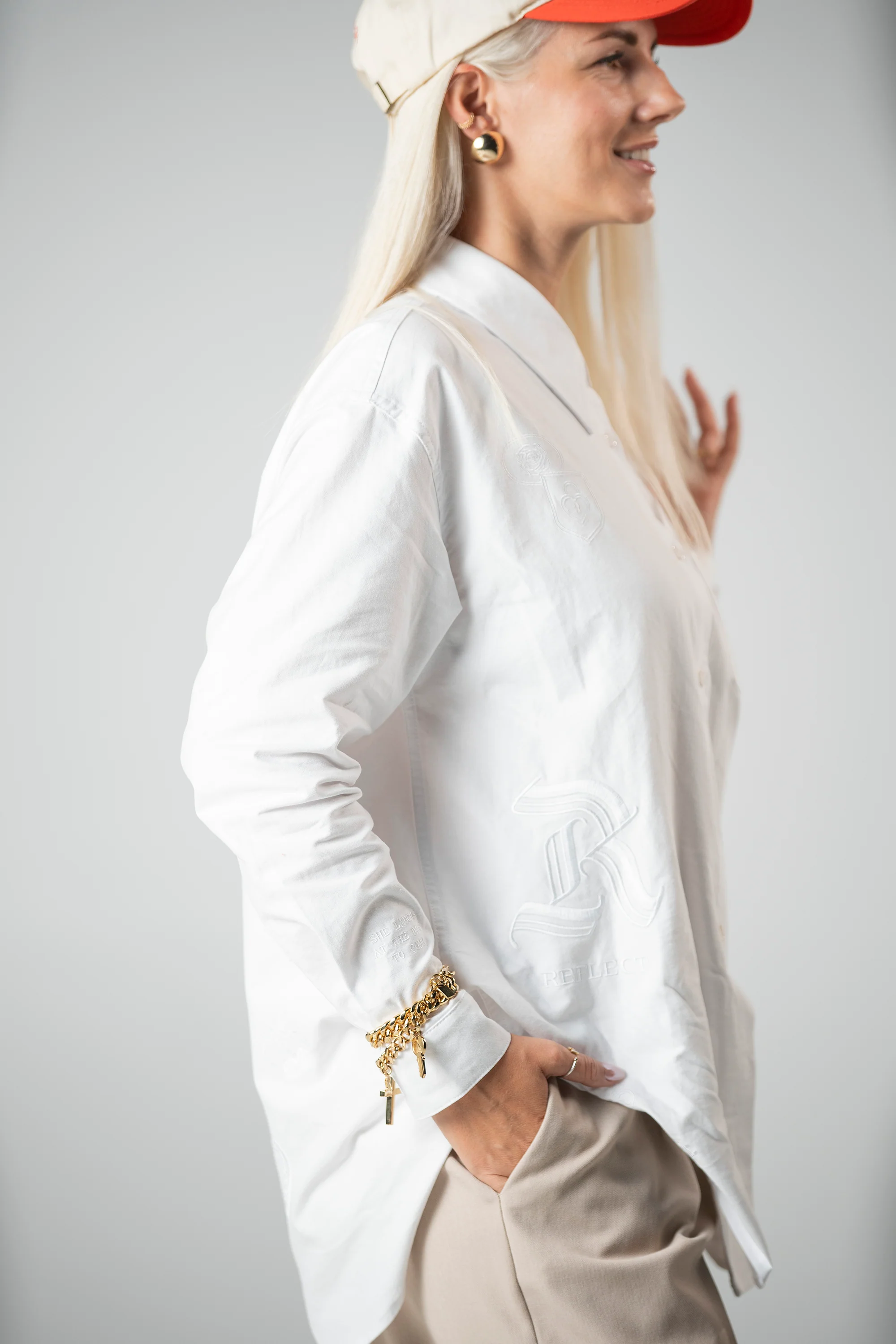 Oversized Embroidered Oxford - Image 7