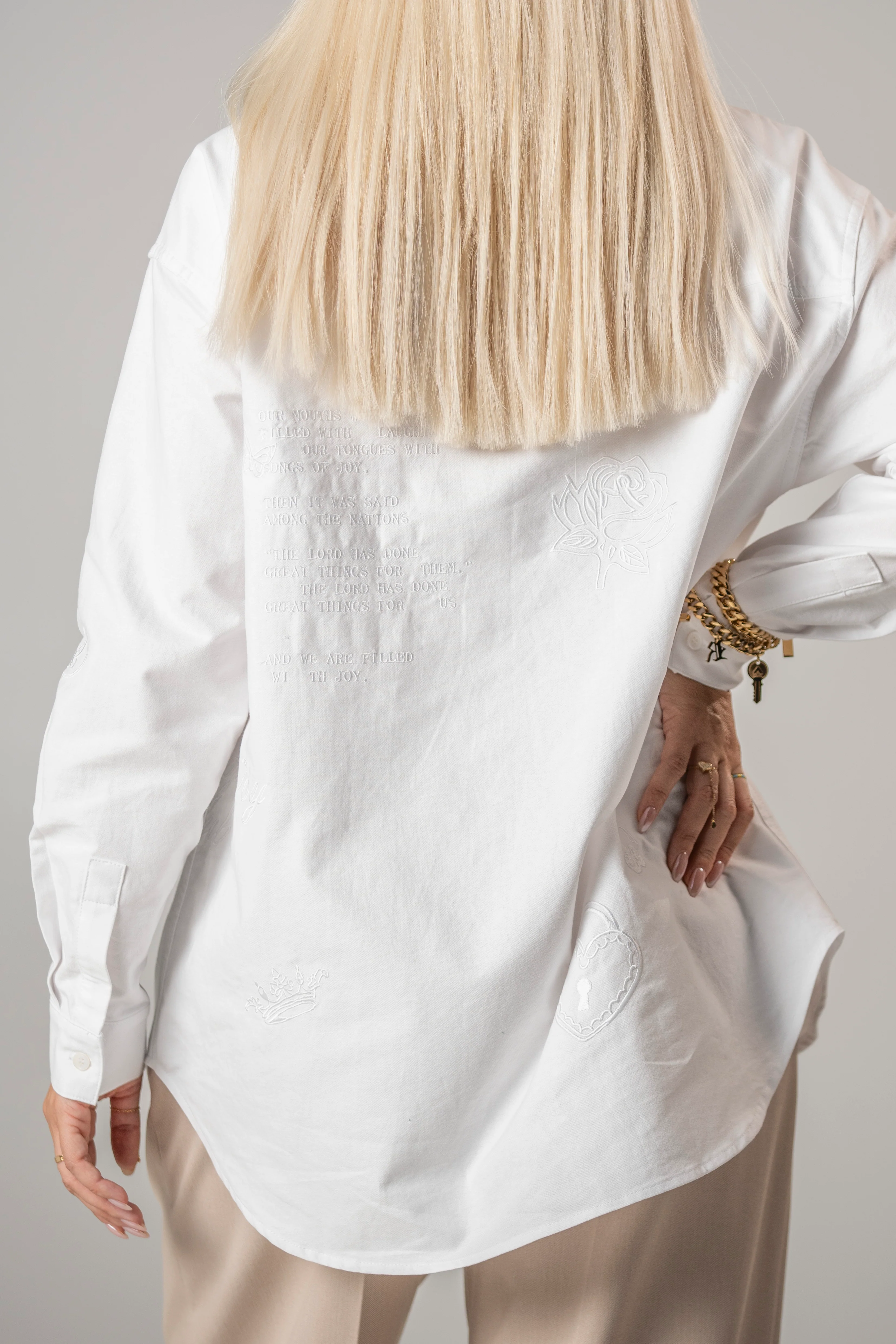 Oversized Embroidered Oxford - Image 8