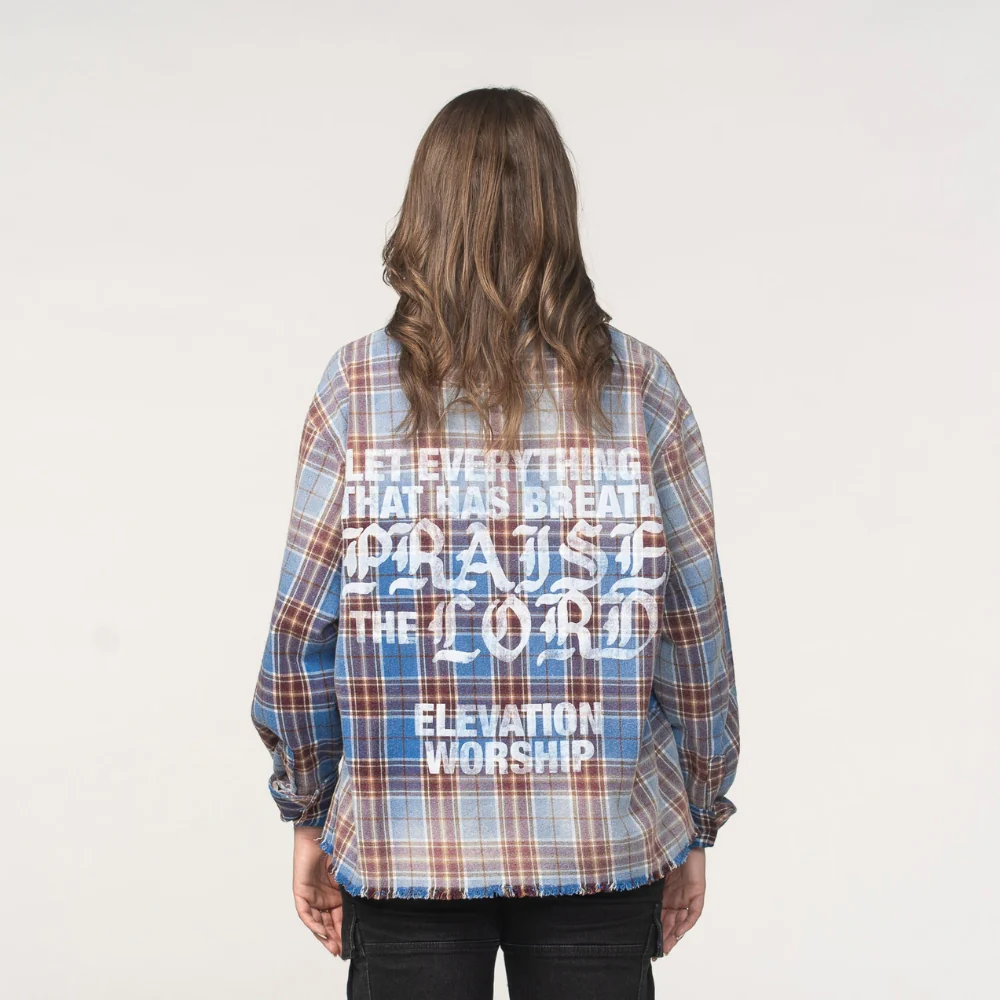 Praise Raw Edge Flannel - Image 4