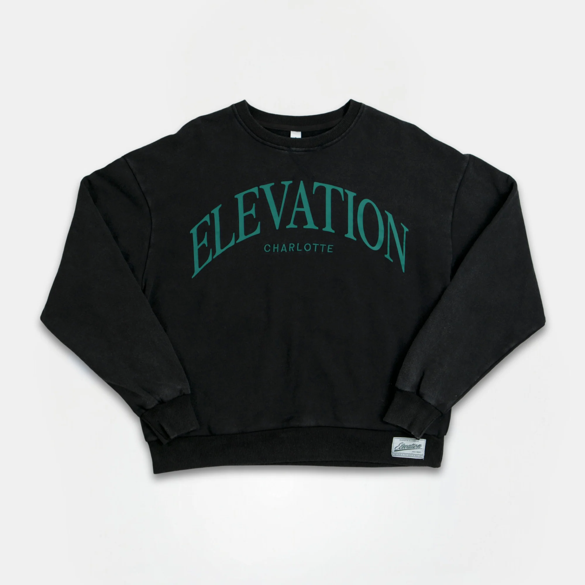 Vintage Black Elevation Crewneck
