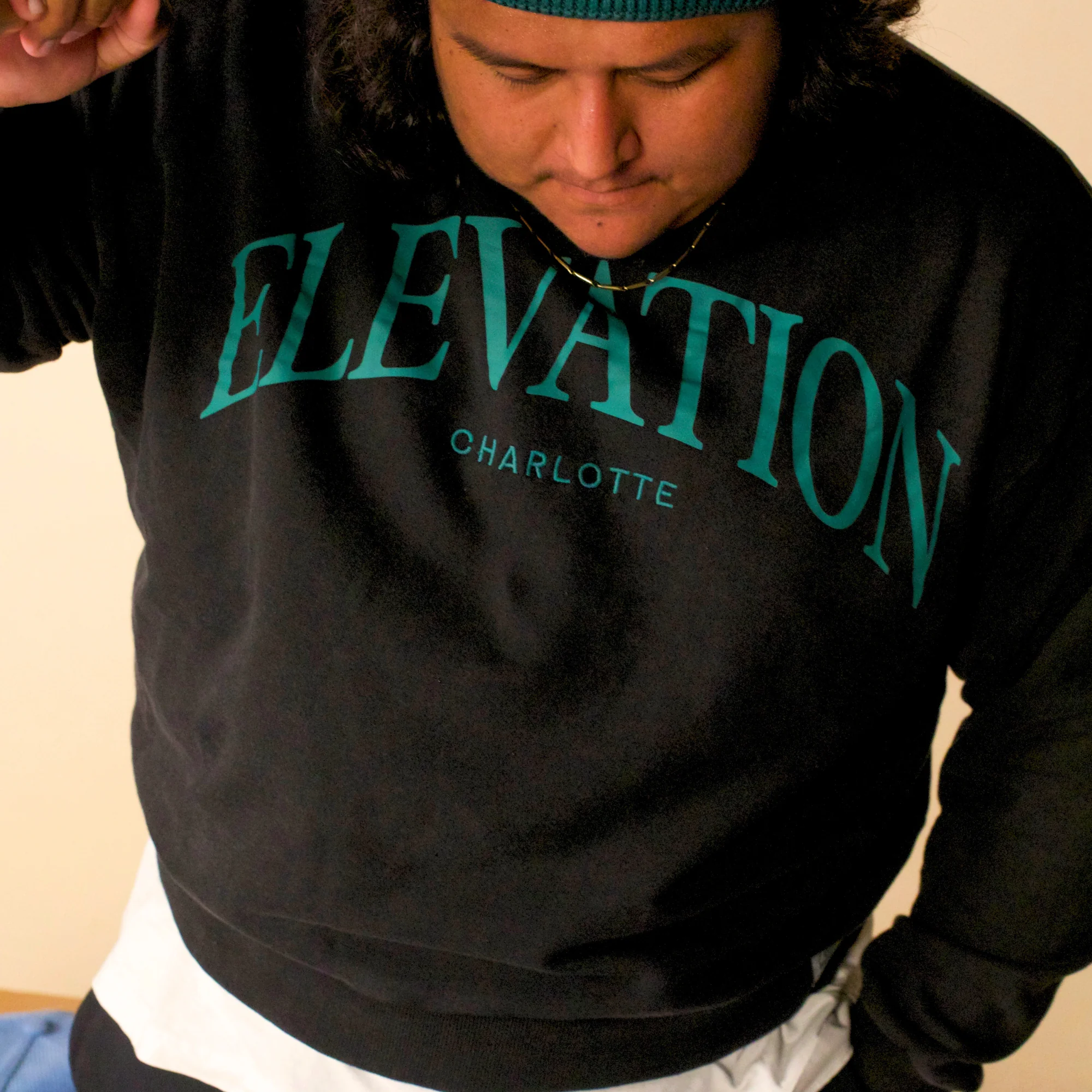 Vintage Black Elevation Crewneck - Image 3